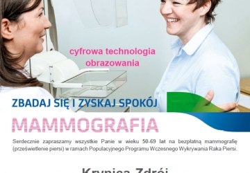 Bezpłatne badania mammograficzne