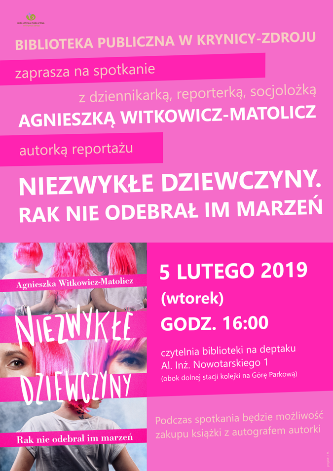 Spotkanie autorskie z Agnieszką Witkowicz-Matolicz