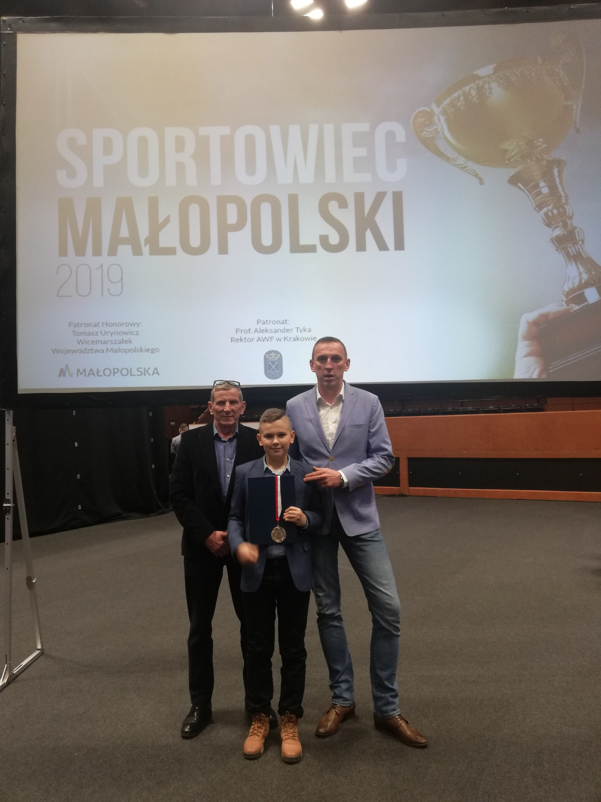 Kuba Bochniarz z Mineralnych Sportowcem Roku Małopolski 2019 w kategorii Sportowiec Junior Chłopcy