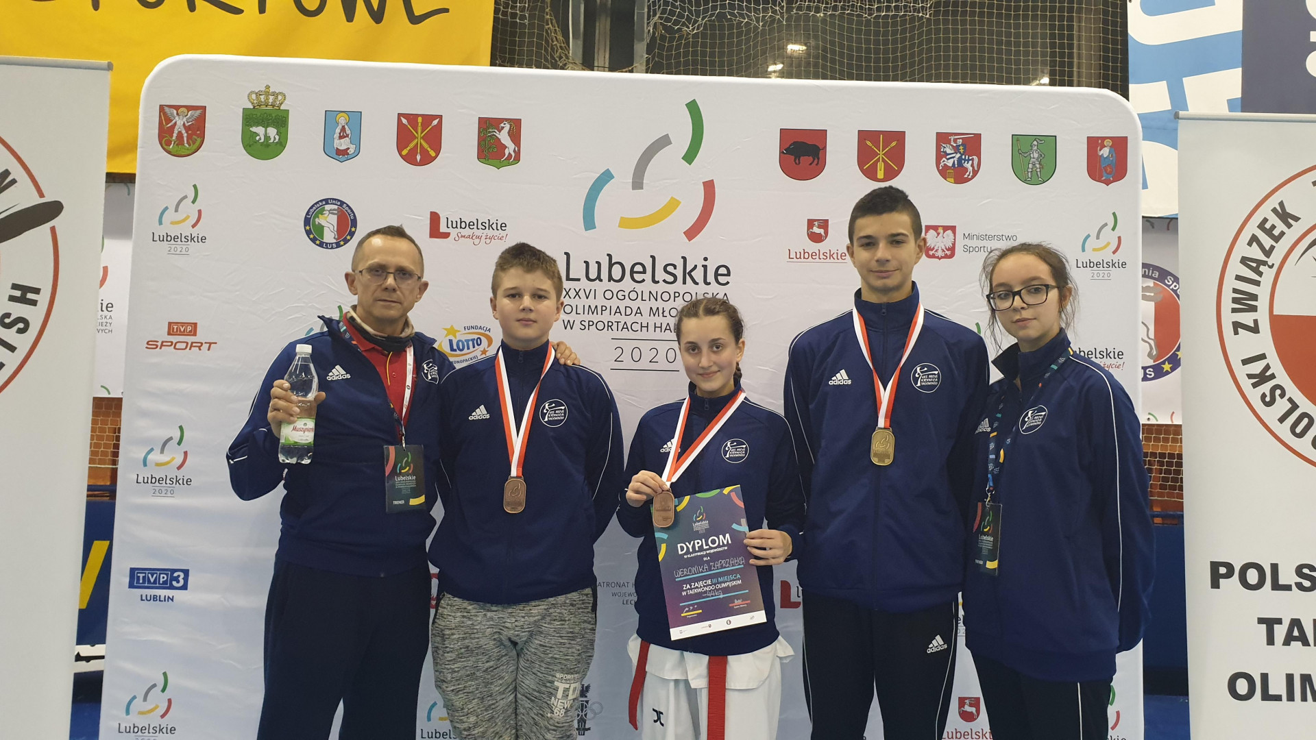 UKS Arcus Krynica z medalami na XXVI Ogólnopolskiej Olimpiadzie Młodzieży w sportach halowych w dyscyplinie taekwondo olimpijskie