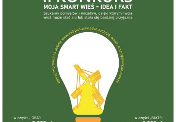 Zaproszenie do do udziału w II edycji Konkursu „MOJA SMART wieś. IDEA i FAKT”.