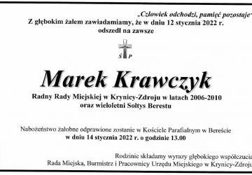 Odszedł wieloletni Sołtys Berestu Marek Krawczyk