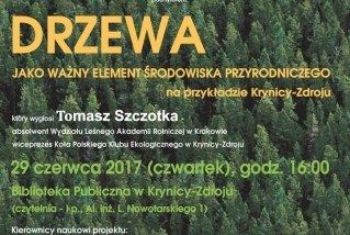 Drzewa jako ważny element środowiska przyrodniczego na przykładzie Krynicy- Zdroju