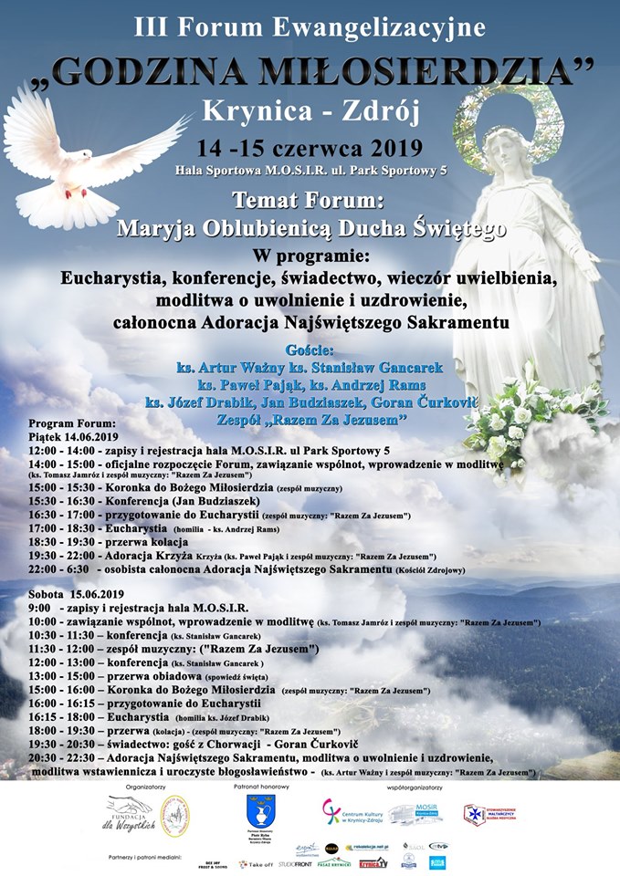 III Forum Ewangelizacyjne w Krynicy - Zdroju „GODZINA MIŁOSIERDZIA’’