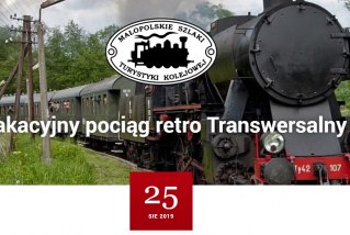 Wakacyjny pociąg retro Transwersalny do Krynicy-Zdrój przez Dolinę Popradu