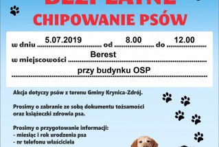 Bezpłatne chipowanie psów w Bereście