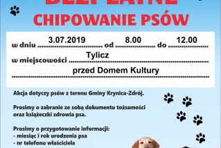 Bezpłatne chipowanie psów w Tyliczu