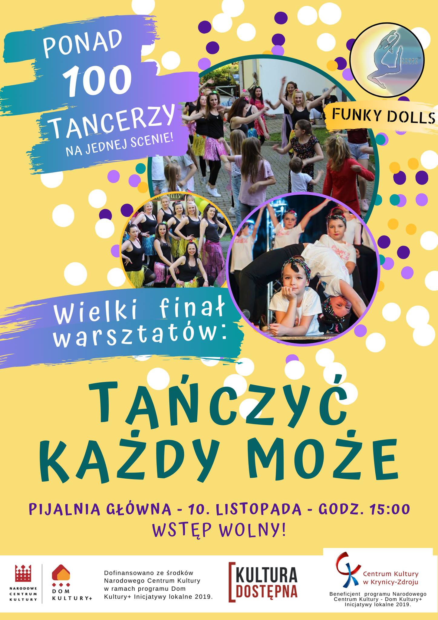 Tańczyć każdy może - finał warszatatów tańca