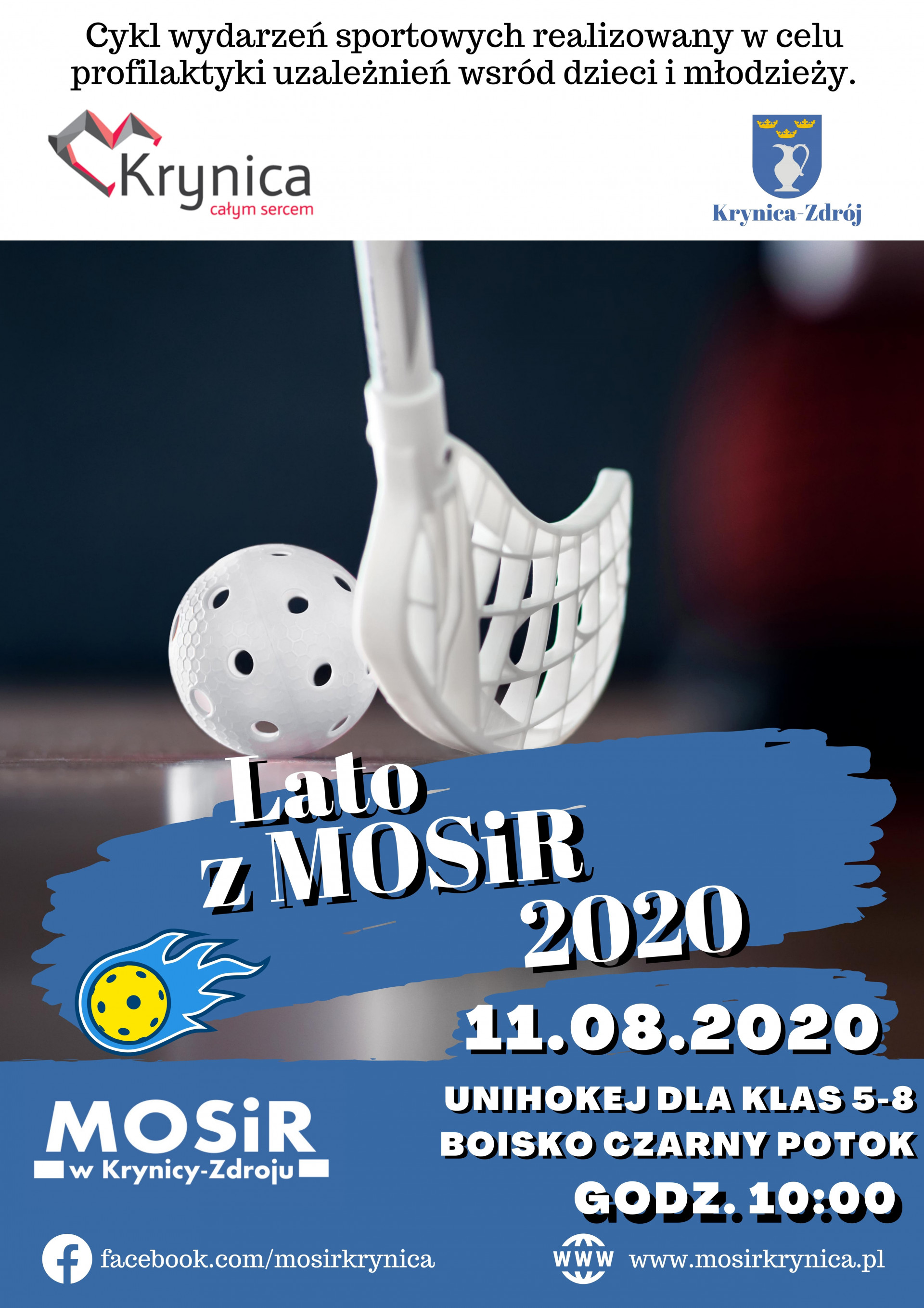 Lato z MOSiR - unihokej dla klas 5-8