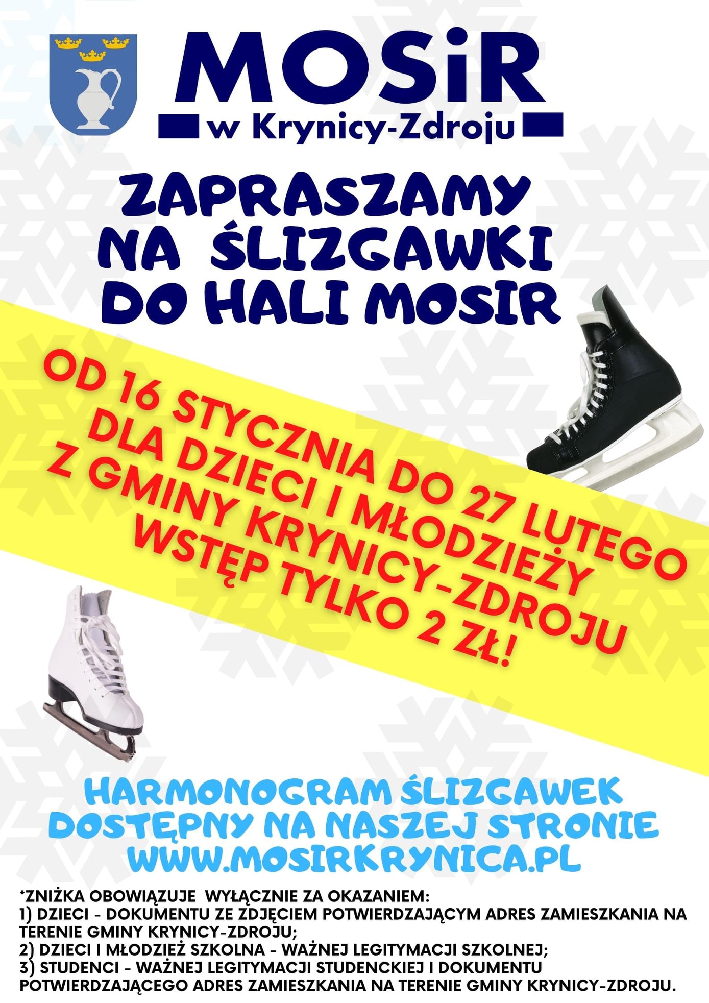 Ślizgawki w hali MOSiR