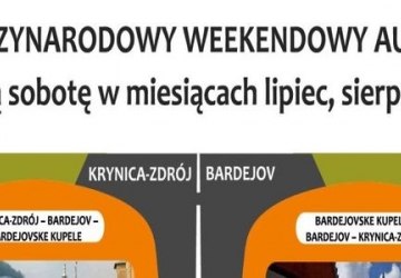 Weekendowy autobus z Krynicy-Zdroju do Bardejova
