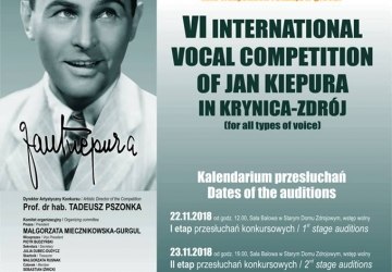 VI Międzynarodowy Konkurs Wokalny im. Jana Kiepury w Krynicy-Zdroju