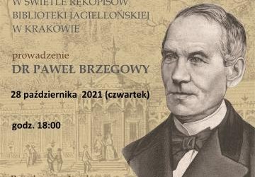 Prelekcja pt. Michał Zieleniewski w świetle rękopisów Biblioteki Jagiellońskiej w Krakowie