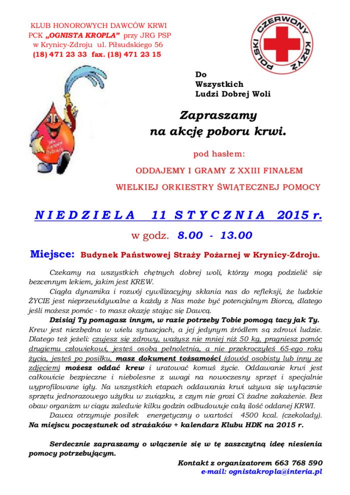 Akcja poboru krwi