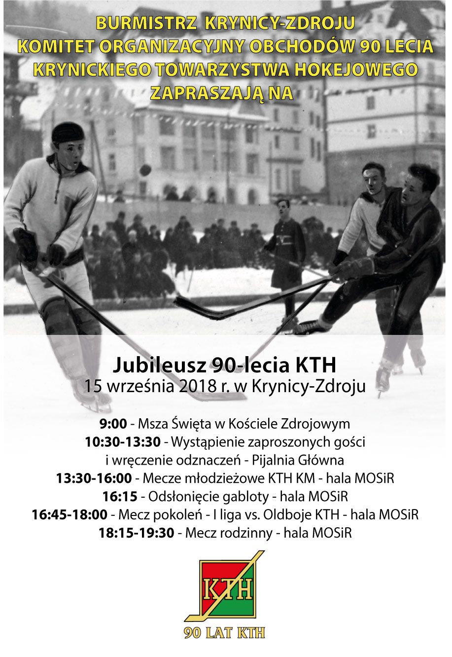 Jubileusz 90-lecia Krynickiego Towarzystwa Hokejowego