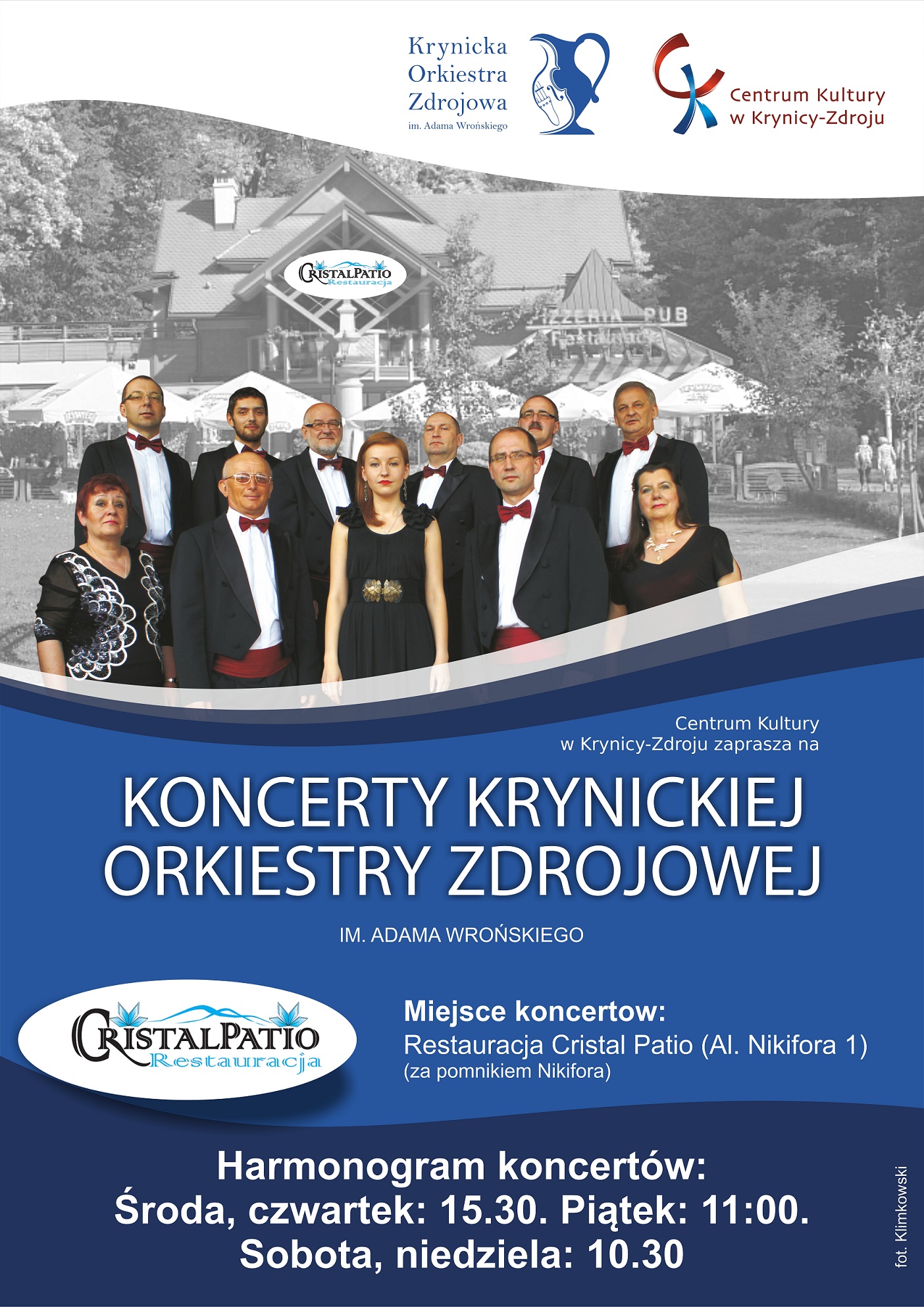 Koncerty Orkiestry Zdrojowej w Restauracji Cristal Patio