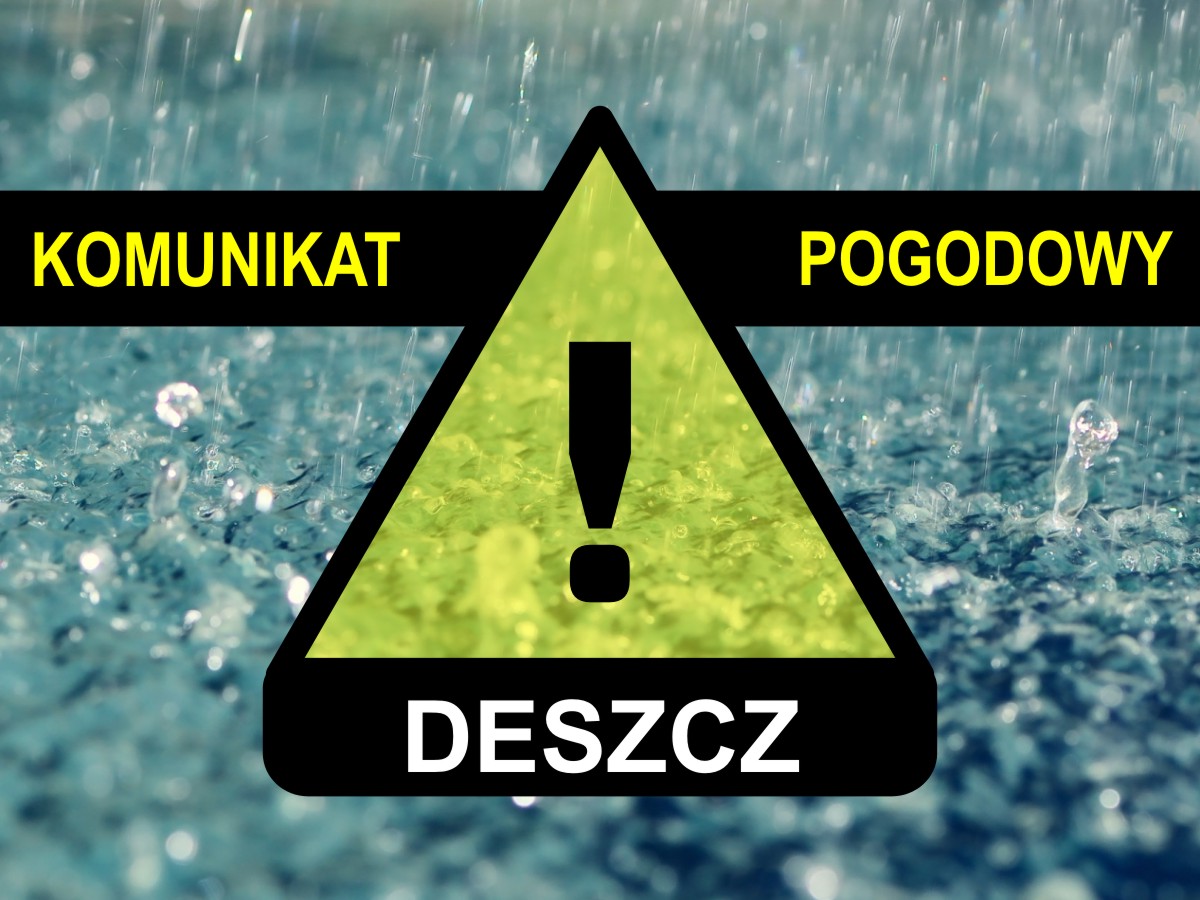 Ostrzeżenie meteorologiczne - opady