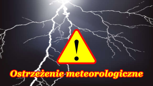 Ostrzeżenie meteorologiczne - burze