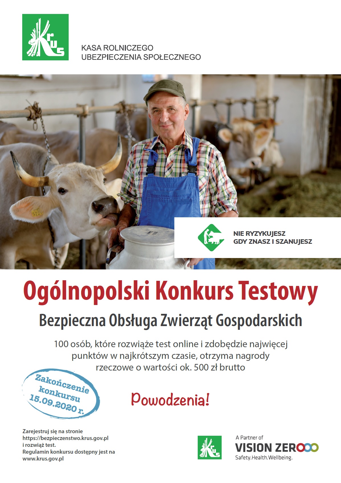 Sprawdź swoją wiedzę na temat bezpieczeństwa pracy w gospodarstwie rolnym i wygraj nagrody!