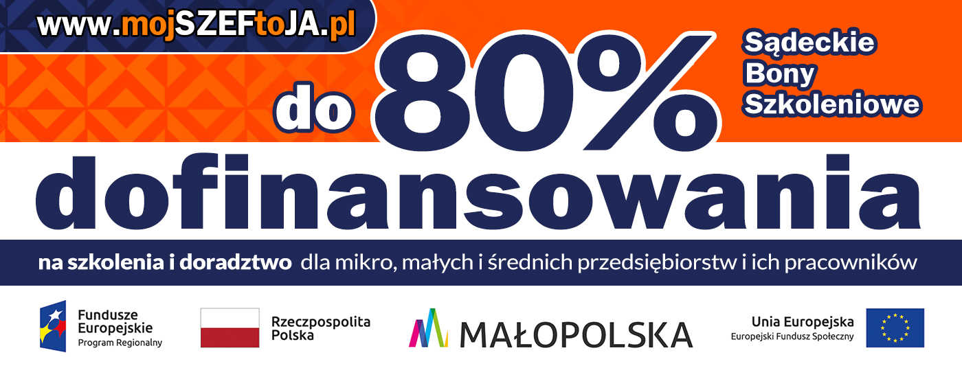 Skorzystaj z projektu „Sądeckie Bony Szkoleniowe”