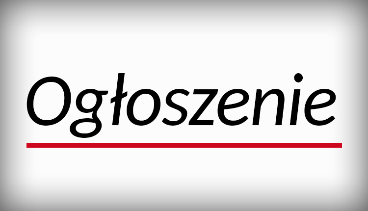Ogłoszenie Okręgowego Przedsiębiorstwa Geodezyjno-Kartograficznego