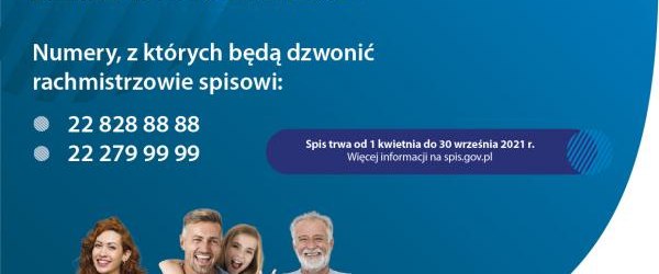 Trwa Narodowy Spis Powszechny Ludności i Mieszkań 2021
