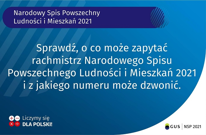 Trwa Narodowy Spis Powszechny Ludności i Mieszkań 2021