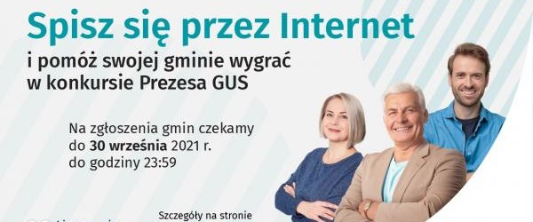Konkurs Prezesa GUS na najbardziej cyfrową gminę Narodowego Spisu Powszechnego Ludności i Mieszkań 2021