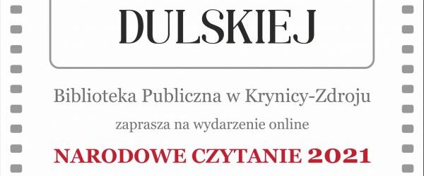 Narodowe Czytanie 2021