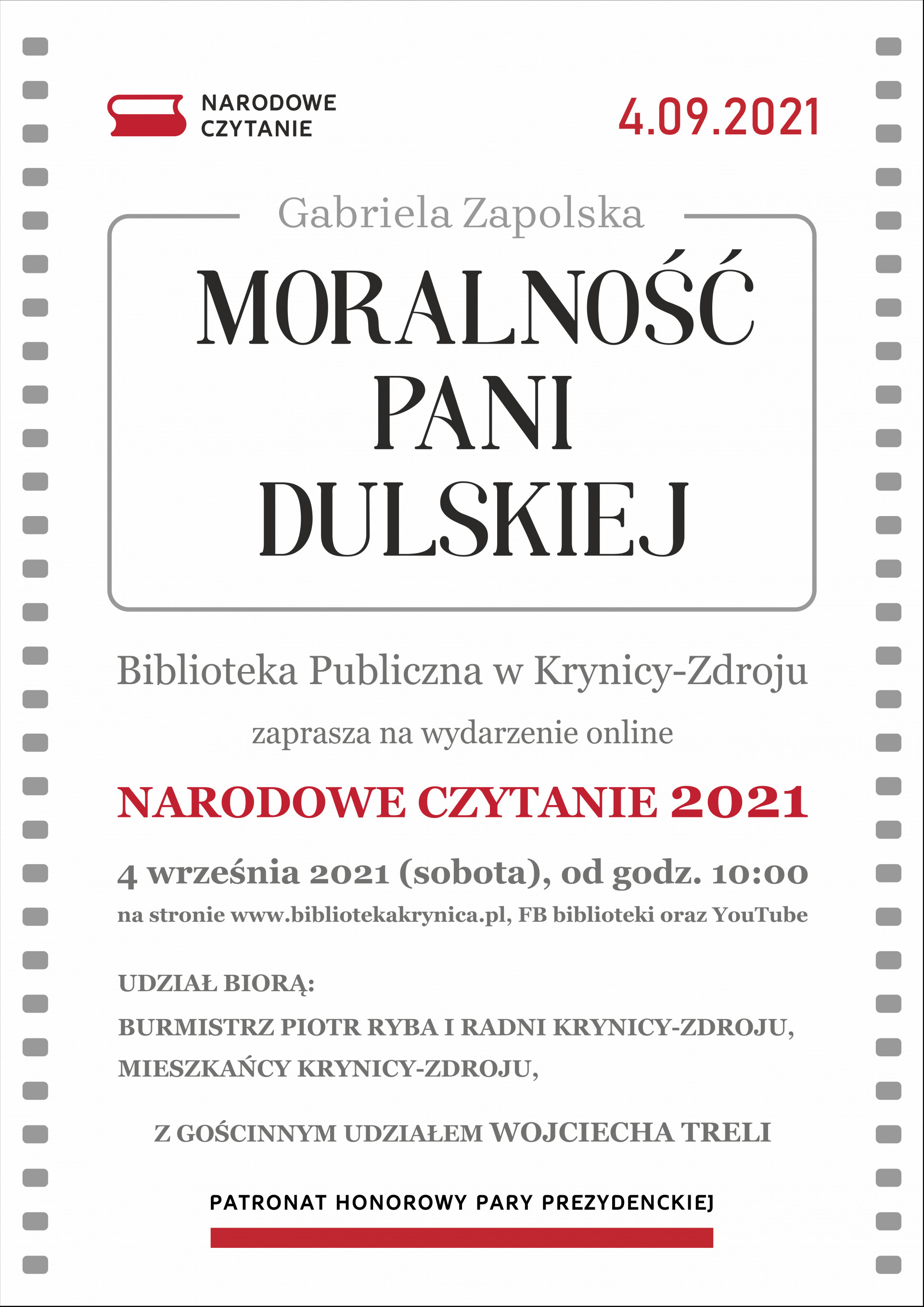 Narodowe Czytanie 2021
