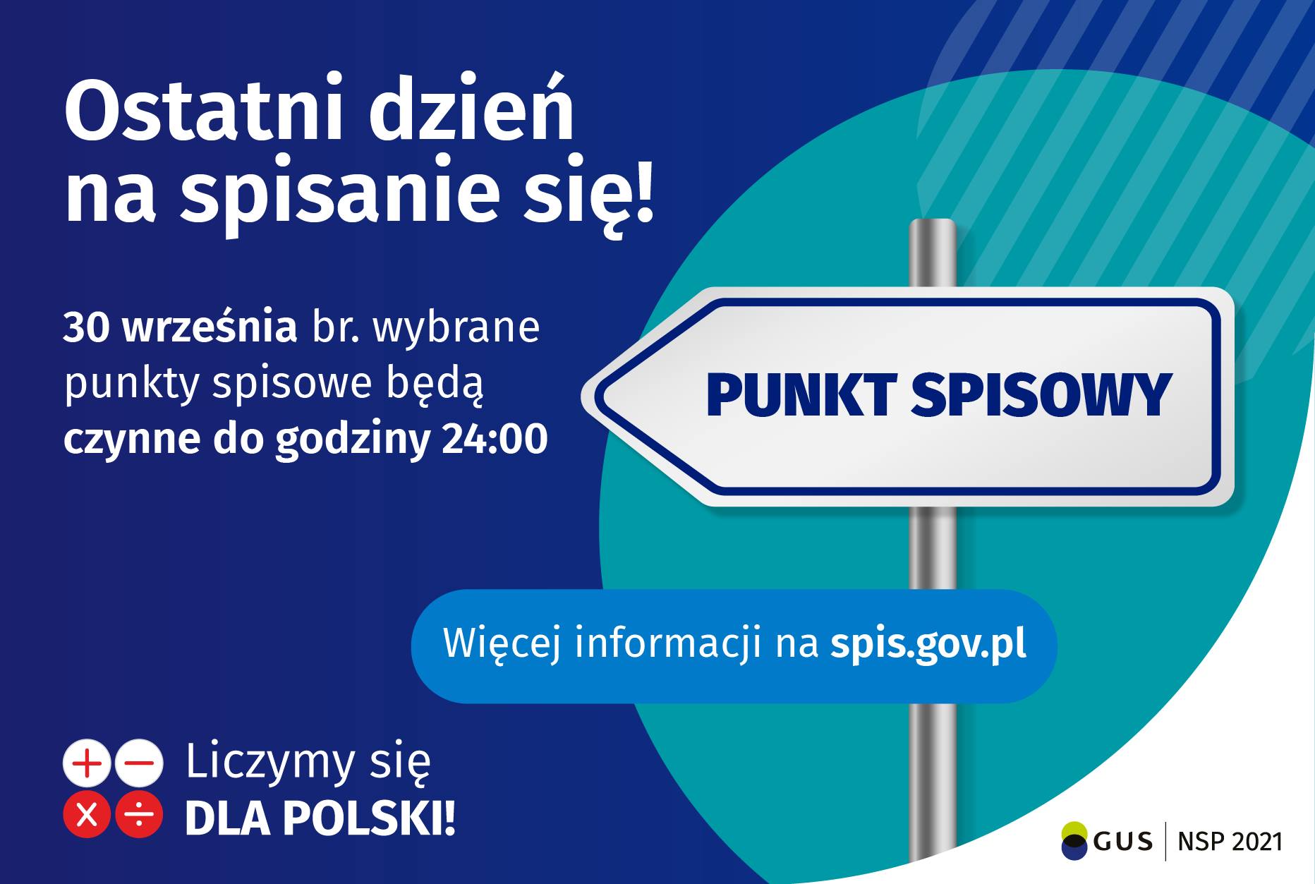 Ostatni dzień na spisanie się!