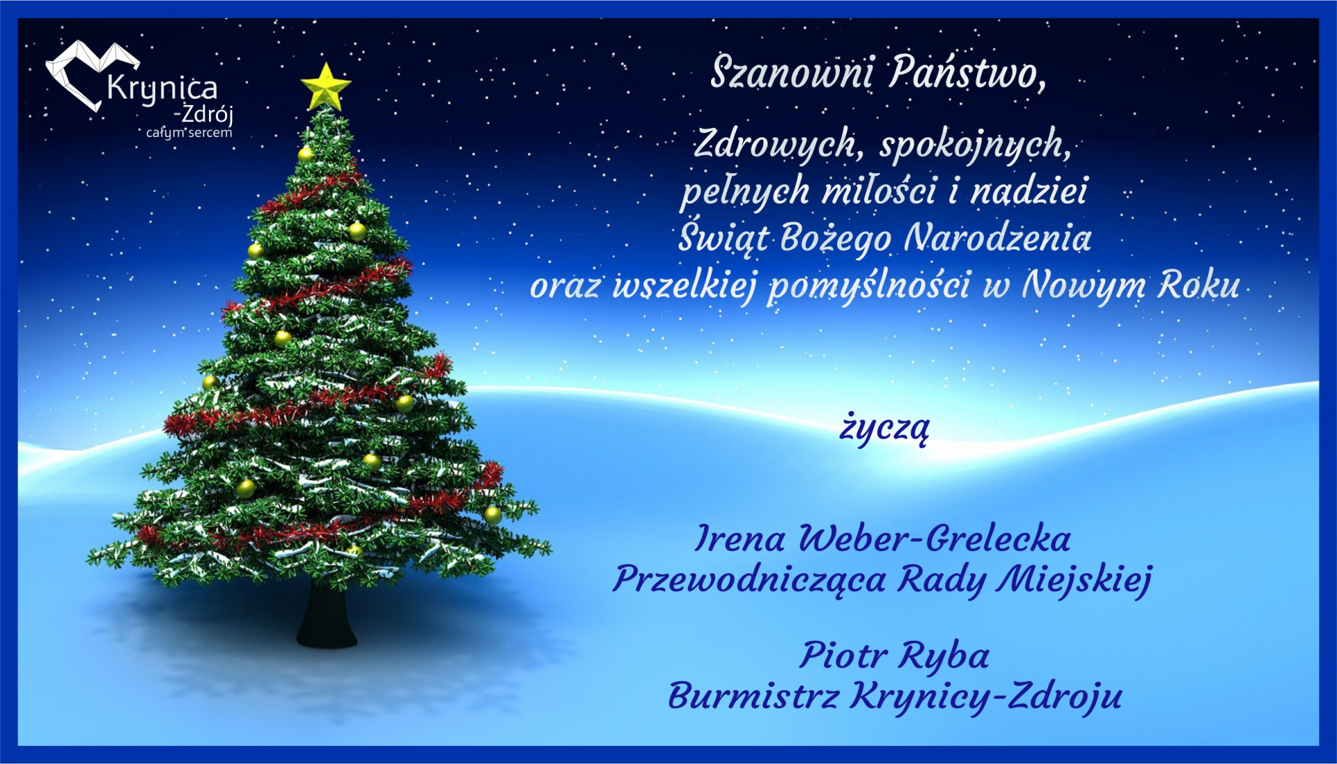 Pięknych Świąt Bożego Narodzenia