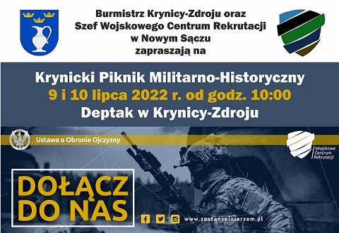 Zapraszamy na Krynicki Piknik Militarno-Historyczny