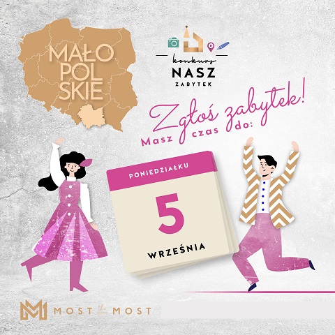 1 mln zł na zabytek z Twojej okolicy? Weź sprawy w swoje ręce i wyślij zgłoszenie w konkursie Nasz Zabytek.