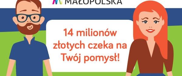 Ruszyło składanie zadań do 6. edycji BO województwa małopolskiego