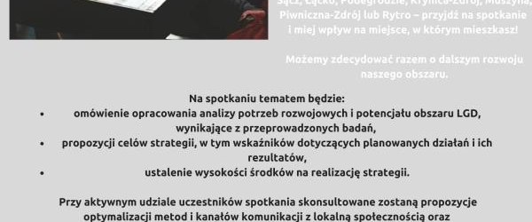 Spotkanie dot. Lokalnej Strategii Rozwoju na lata 2023 - 2027