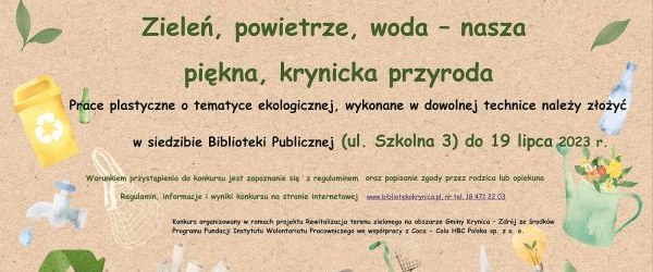 Konkurs plastyczny z nagrodami dla dzieci i młodzieży