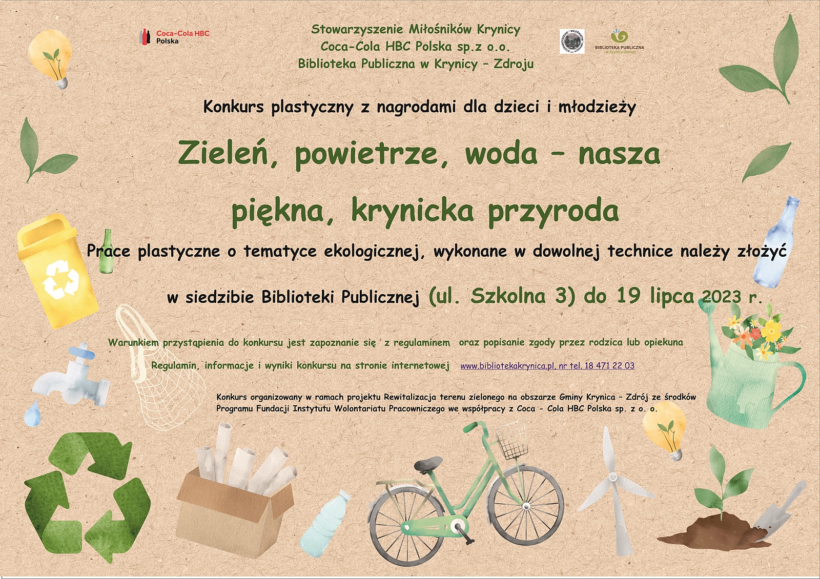 Konkurs plastyczny z nagrodami dla dzieci i młodzieży