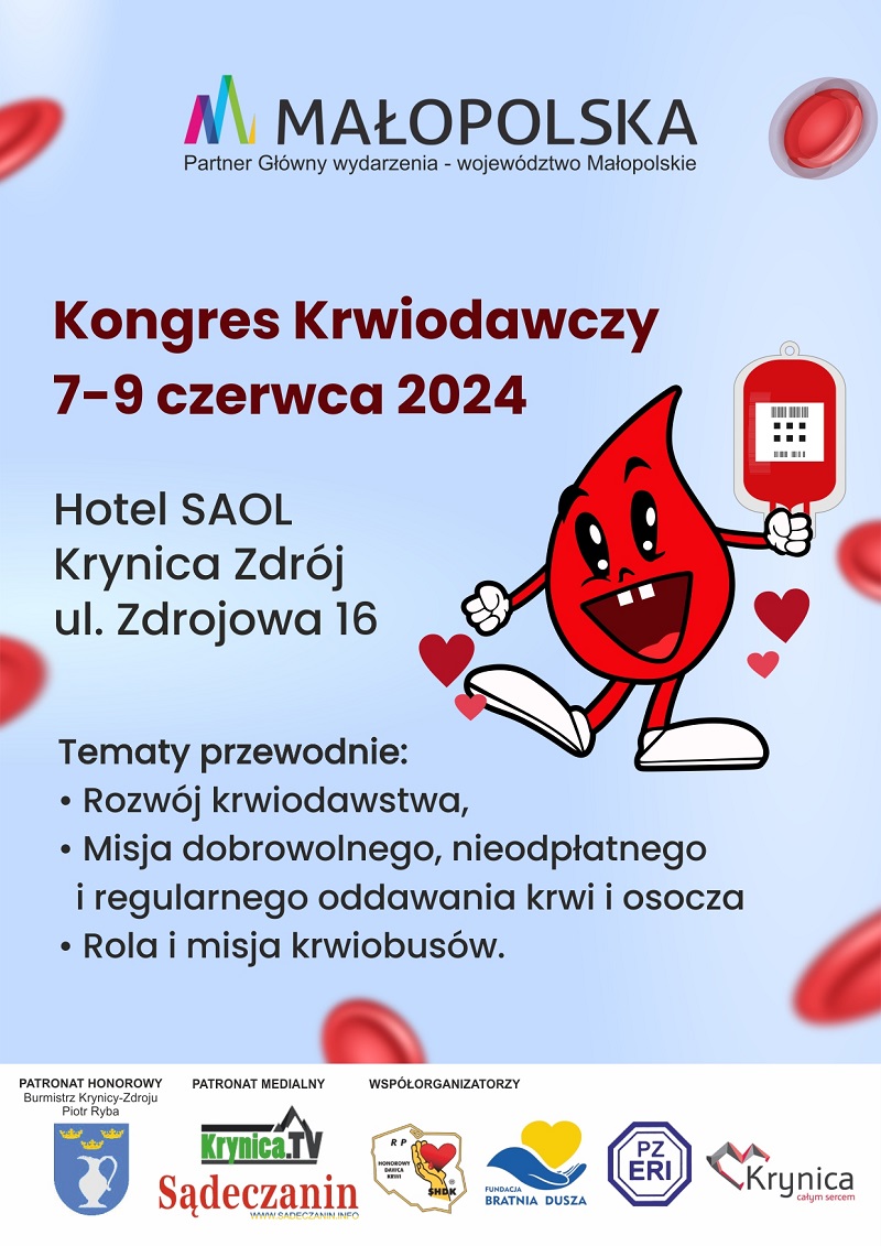 Kongres krwiodawczy 7-9 czerwca 2024 roku