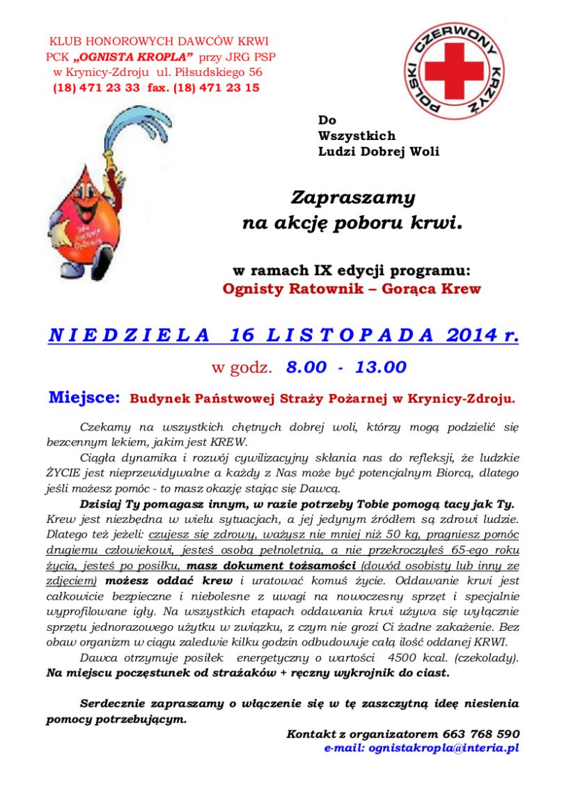Akcja poboru krwi