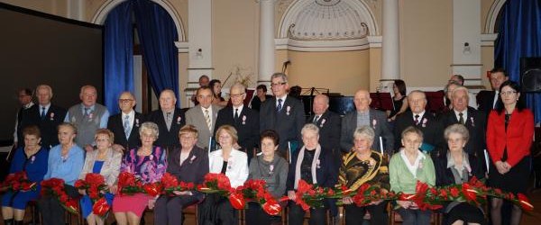 Złote Gody uroczysty jubileusz w Sali Balowej