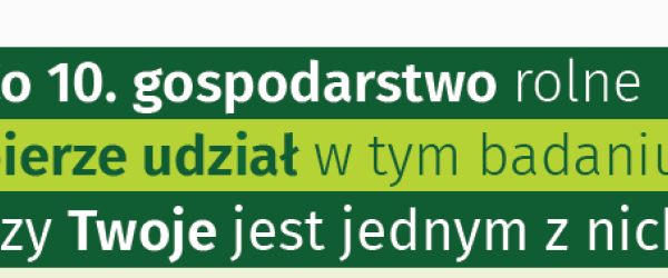 Badanie „Zintegrowane statystyki dotyczące gospodarstw rolnych”