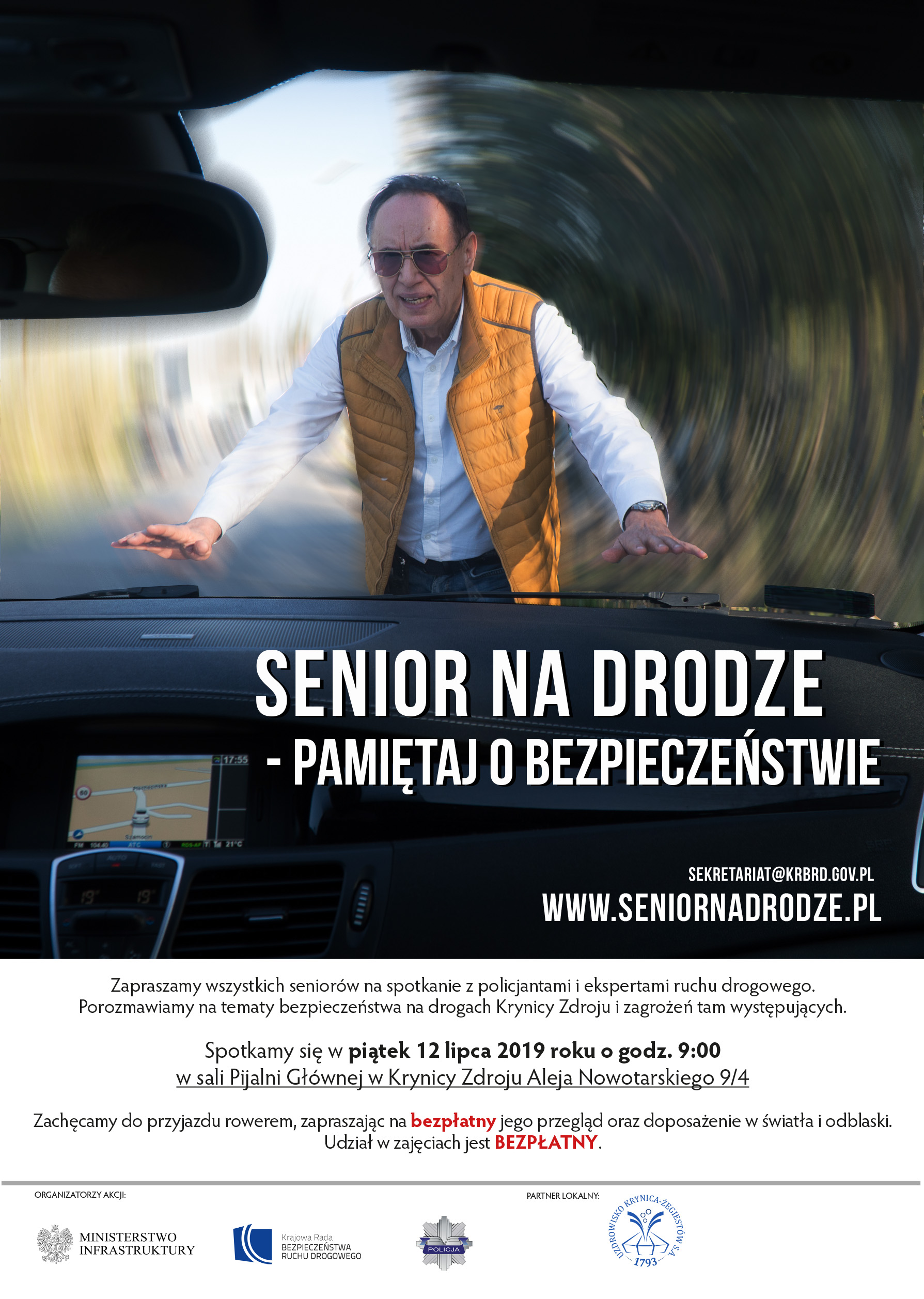 Senior na drodze - pamiętaj o bezpieczeństwie
