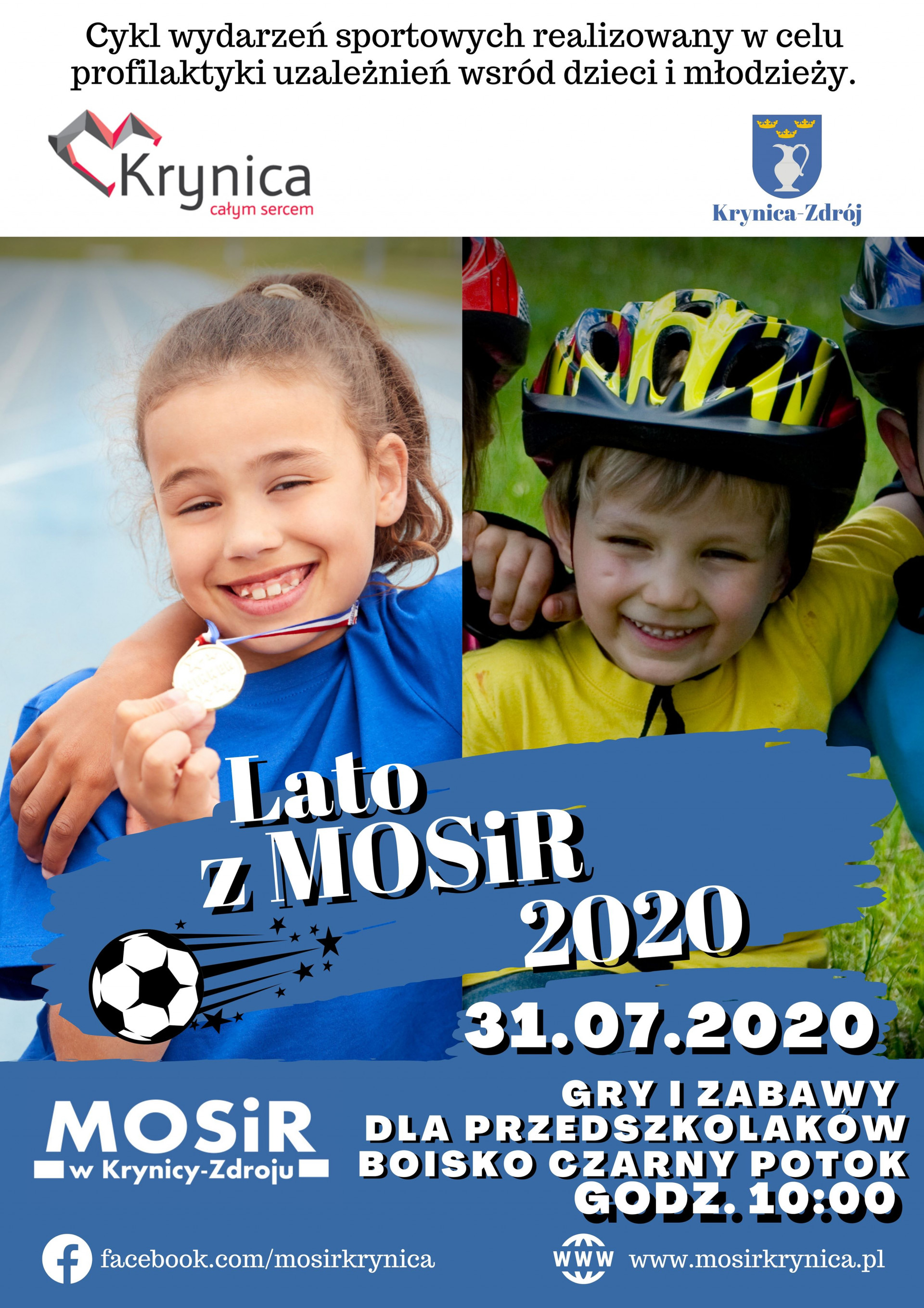Lato z MOSiR - gry i zabawy dla przedszkolaków