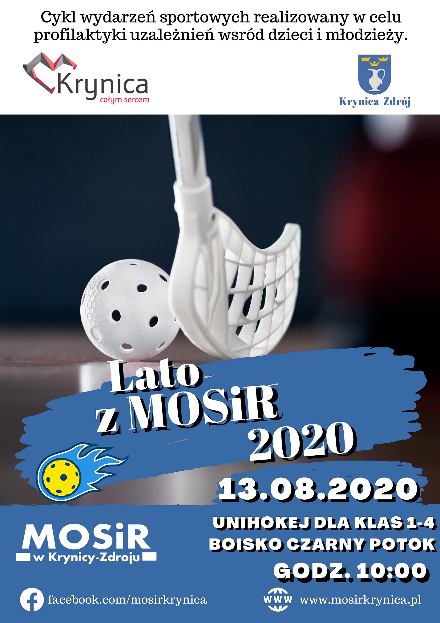 Lato z MOSiR - unihokej dla klas 1-4