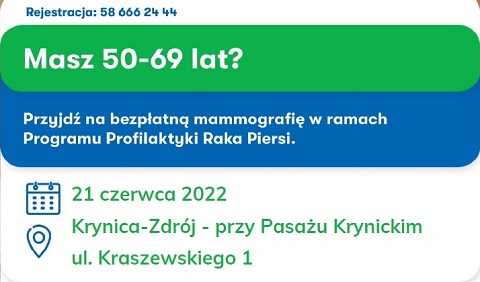 Bezpłatna mammografia