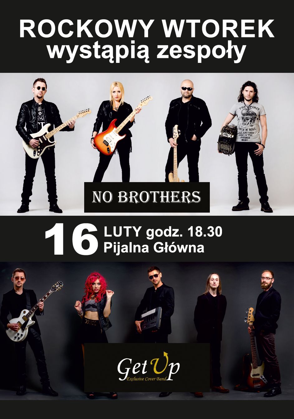 Rockowy Wtorek: Getup+Wiola Marcinkiewicz i No Brothers