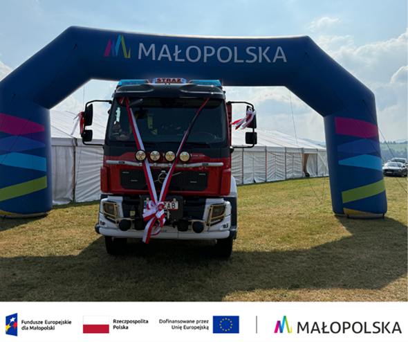Projekt: Bezpieczna Małopolska – Bon na ratowanie – Straż Pożarna – Etap II