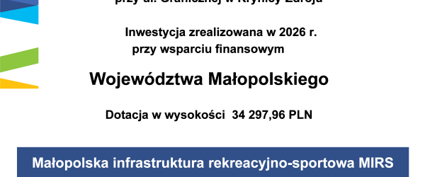 Budowa piłkochwytu na placu sportowo-rekreacyjnym przy ul. Granicznej w Krynicy-Zdroju