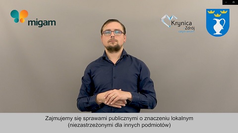 Informacja o Urzędzie w języku migowym